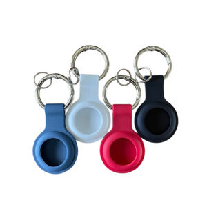 4 Pack Apple AirTag Case Keychain Air Tag Holder Silicone Pets, Kids, Travel